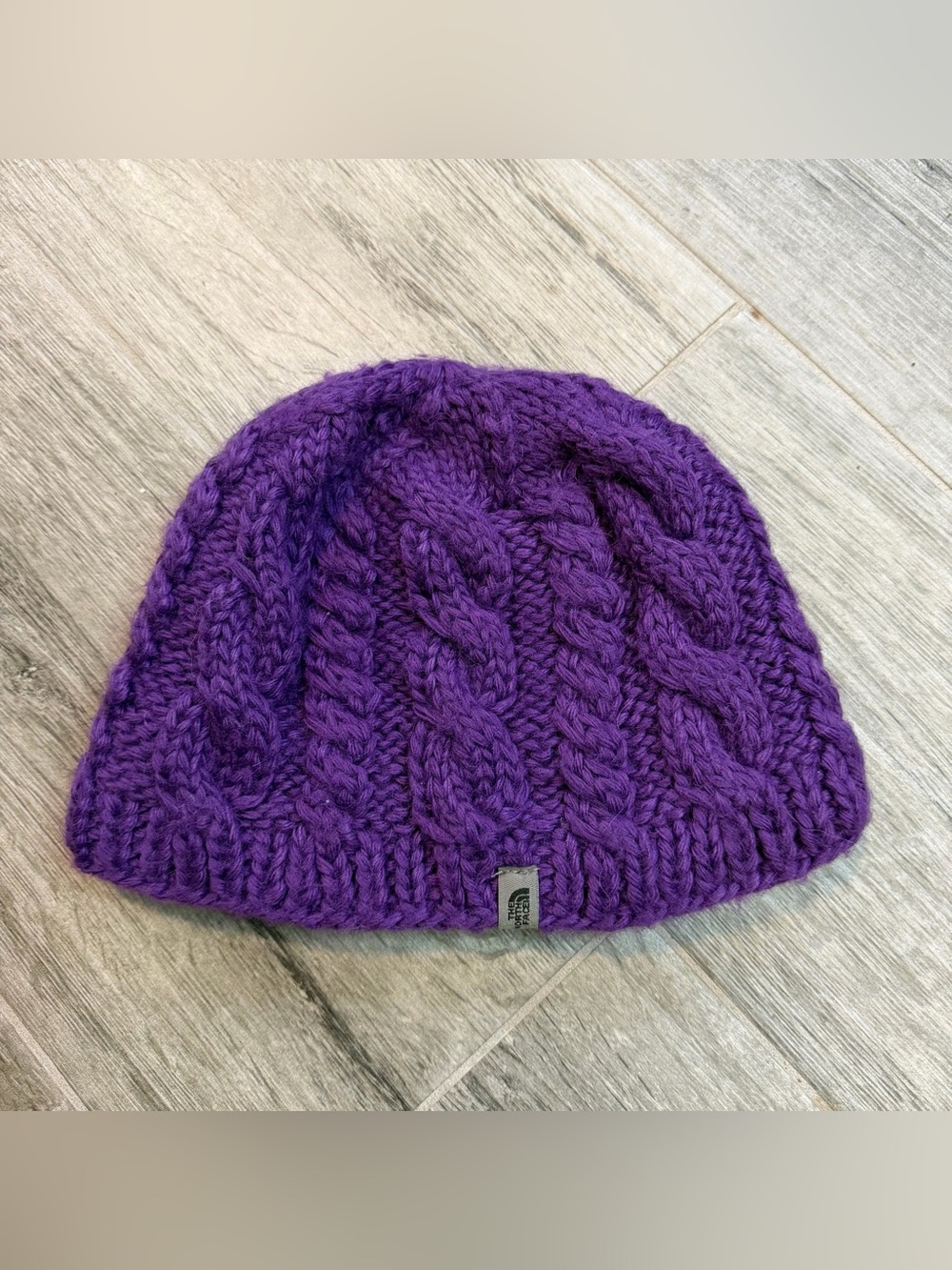 The North Face Cable Minna Beanie in Gravity Purple Cozy Comfy Warm